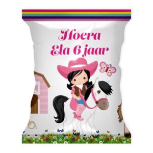 chips zakje cowgirl paarden