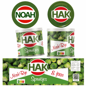 Spruitjes Pringles wikkel